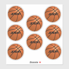 adesivos de basquete personalizados adicionam seu