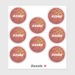 adesivos de basquetebol personalizados adicionam s