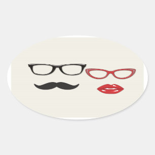 Adesivos de Bigode Adereços para Fotocall