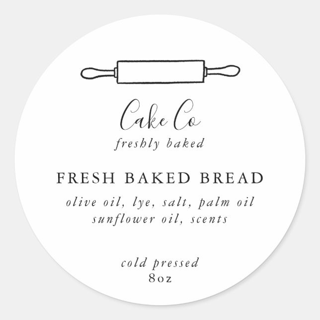 Adesivos de Biscoitos Personalizáveis (Frente)