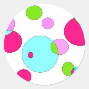 adesivos de bolhas bonitos