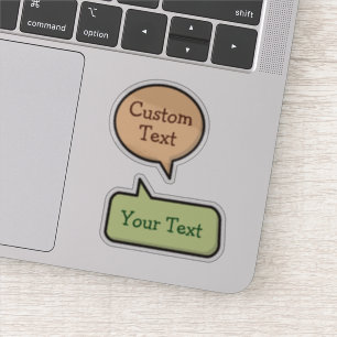 Adesivos de bolhas coloridas