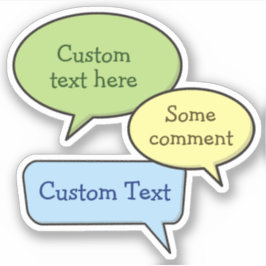 Adesivos de bolhas de cor