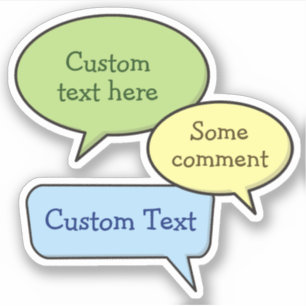 Adesivos de bolhas de cor