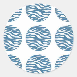 Adesivos de Bolinhas de impressão zebra
