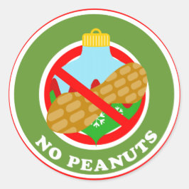 Adesivos de Bulbo de Natal Sem Amendoins