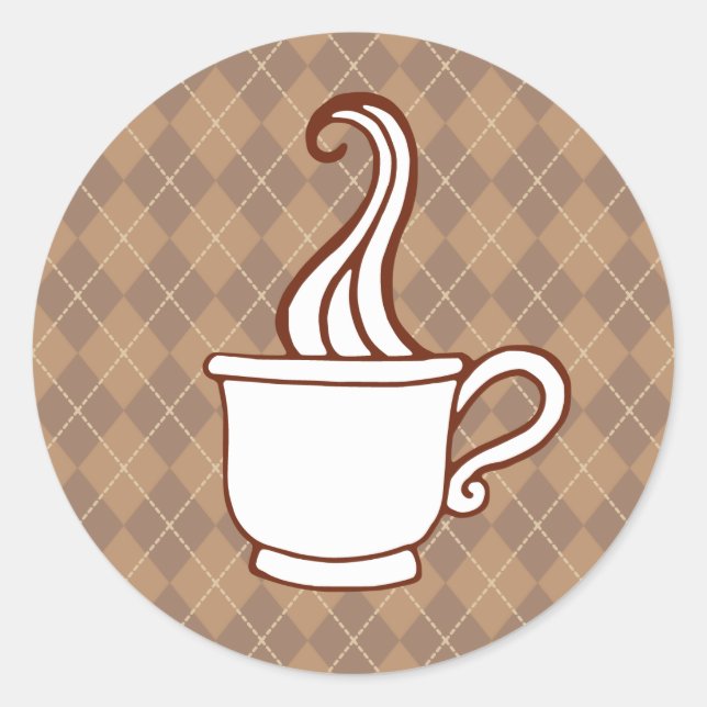 Adesivos de Café Argyle (Frente)