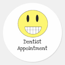 Adesivos de Calendário de Compromisso Dentista