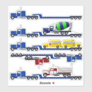Adesivos de Caminhão Baú Baixa Reboque