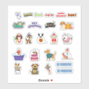 Adesivos de Canalizador de Cães