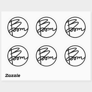 Adesivos de Capa de Livro Boom