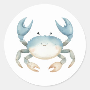 Adesivos de Caranguejo Fofos