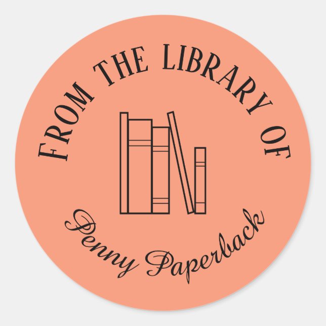 Adesivos de Cartazes Personalizados - Seu Livro de (Frente)