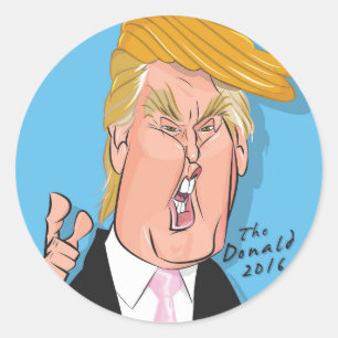 adesivos de Cartoon Donald Trump