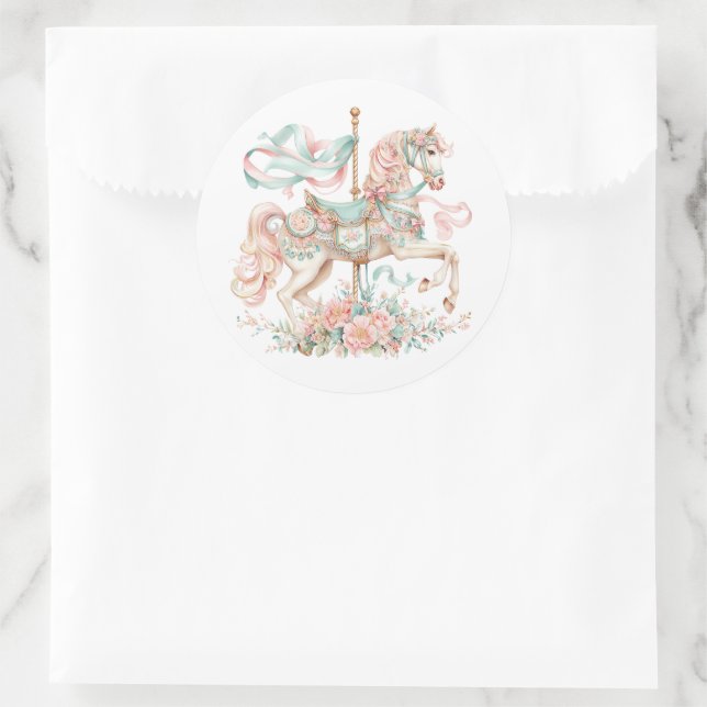 Adesivos de Cavalos de Carrossel (Bolsa)
