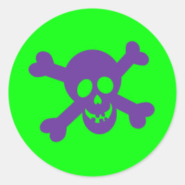 Adesivos de Caveira de Halloween