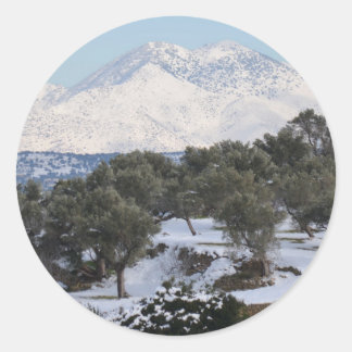 Adesivos de cena de neve do inverno