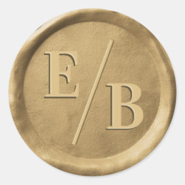 Adesivos de Cera de Selagem Dourada para Casamento