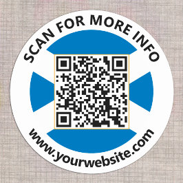 Adesivos de Código QR da Escócia Moderna, Bandeira