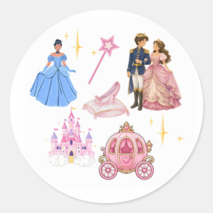 Adesivos de Contos de Fadas da Princesa para Crian