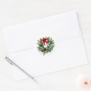 Adesivos de Coroa de Natal