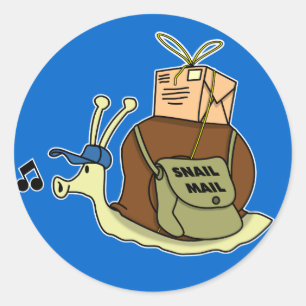 Adesivos de Correio Lesma