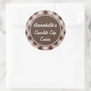 Adesivos de Cozinha Xadrez de Chocolate