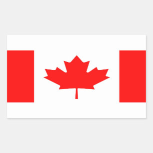 Adesivos de decalque de sinalizador canadiano