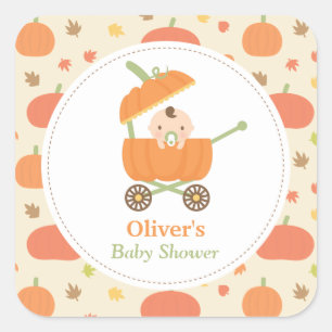 Adesivos de Decoração para Chá de Bebê Carrinho de