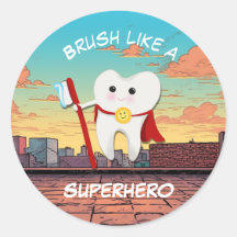 Adesivos de Dentista Pediátrico