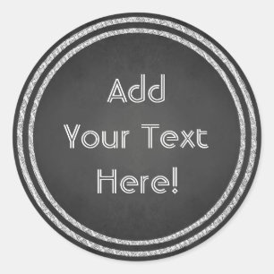 Adesivos de Design de quadro flexível redondo pers