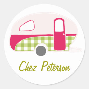 Adesivos de Design Personalizado de Caravana Vinta