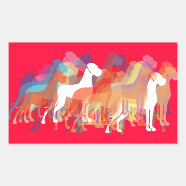 Adesivos de Dogue modernos (Frente)