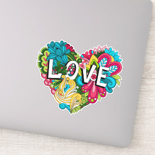 Adesivos de Doodle Amor