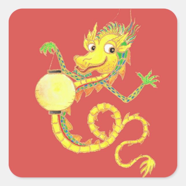 Adesivos de Dragões Chineses (Frente)