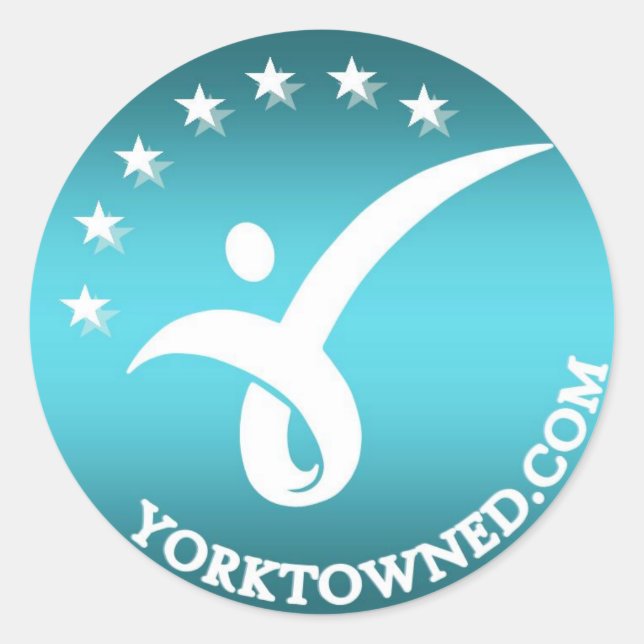Adesivos de Educação Yorktown (Frente)