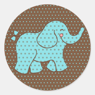 Adesivos de Elefante Bebê