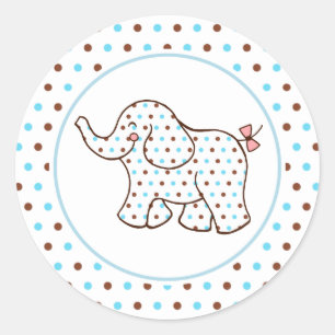 Adesivos de Elefante Bebê