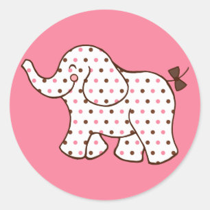 Adesivos de Elefante Bebê