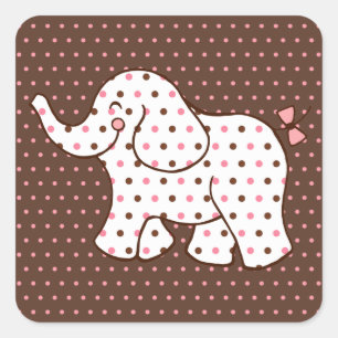 Adesivos de Elefante Bebê