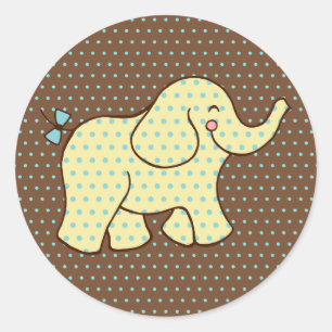 Adesivos de Elefante Bebê