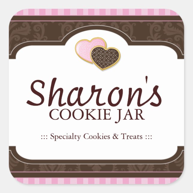 Adesivos de embalagem de cookies (Frente)