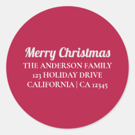 Adesivos de Endereço de Retorno Personalizados de 