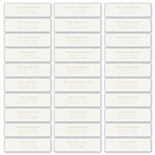 Adesivos de Endereço Editáveis Individuais 30x Per