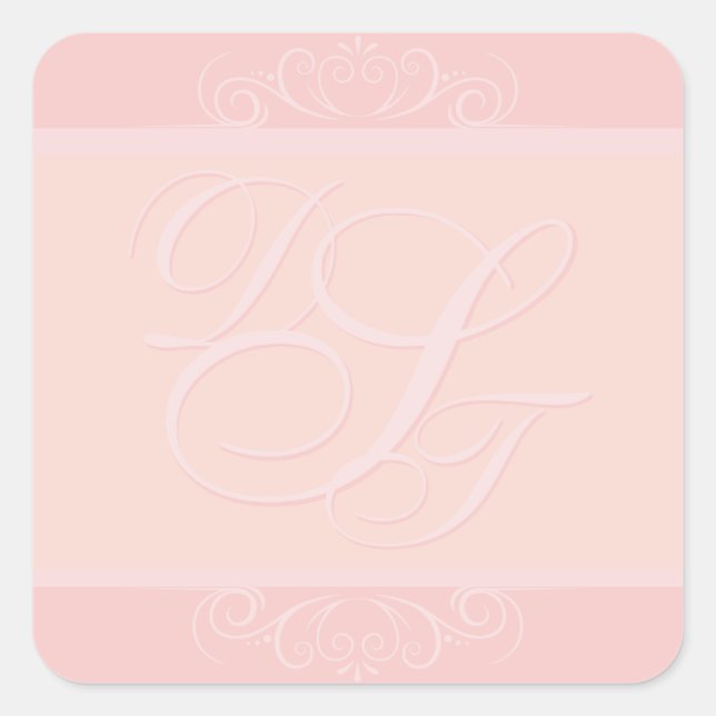 Adesivos de Envelope Blush (Frente)
