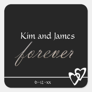 adesivos de envelope do casamento