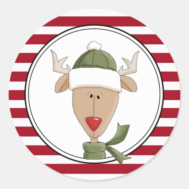 Adesivos de envelopes de férias (Frente)