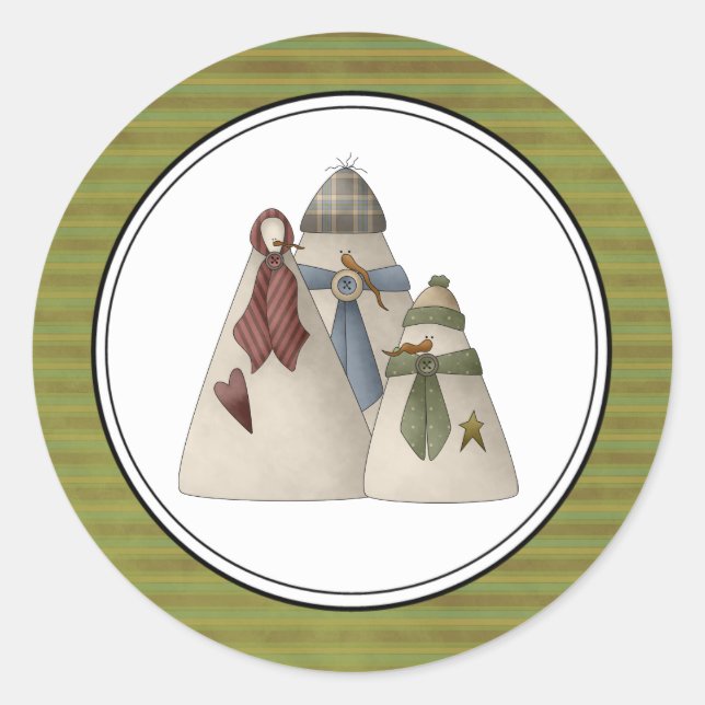 Adesivos de envelopes de férias (Frente)