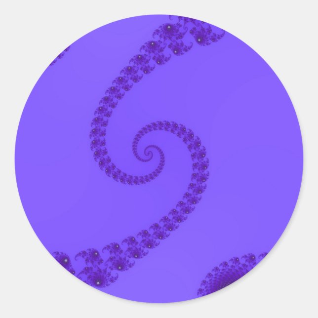 Adesivos de Espiral Dupla Roxo Azul (Frente)