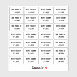 Adesivos de etiqueta de embalagem Melhor se usado 